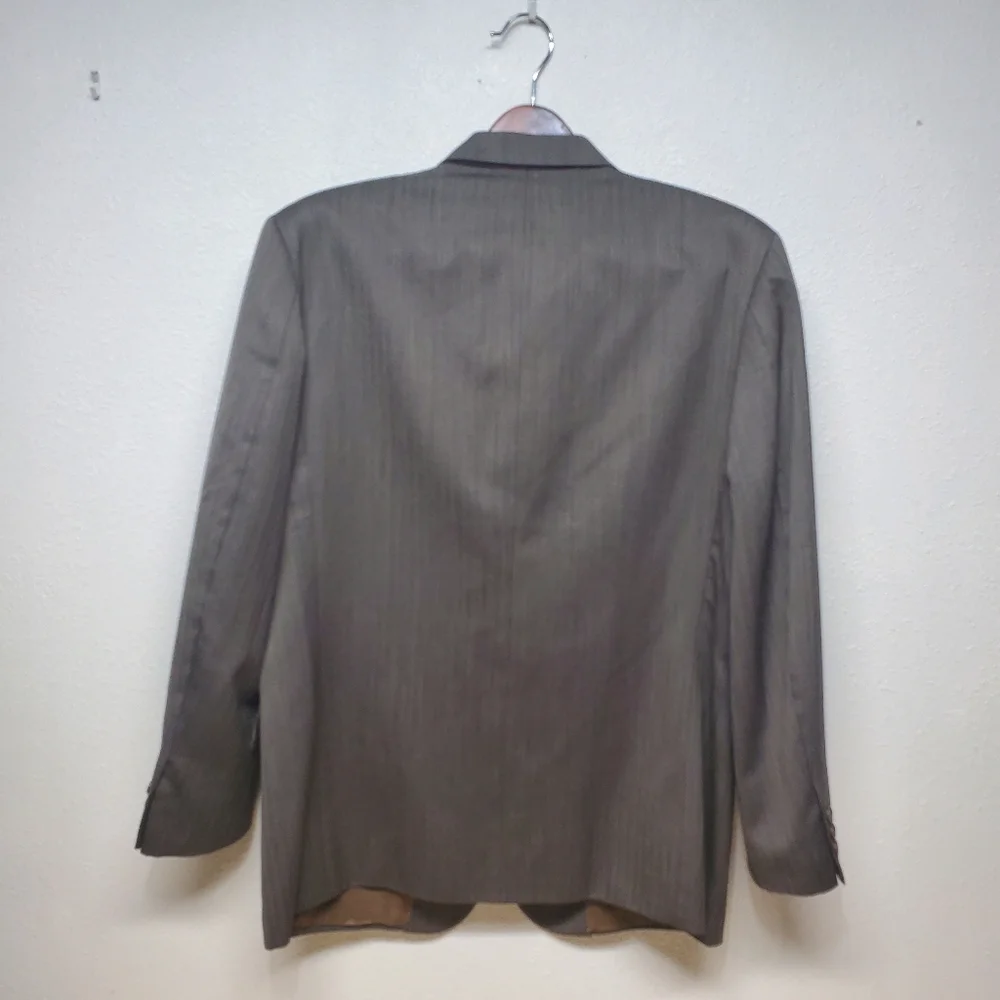 Yves Saint Laurent Men's Brown Blazer Jacket Size 42 - Picture 3 of 8